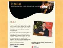 Tablet Screenshot of jrguitar.net